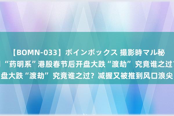 【BOMN-033】ボインボックス 撮影時マル秘面接ドキュメント 4時間 “药明系”港股春节后开盘大跌“渡劫” 究竟谁之过？减握又被推到风口浪尖