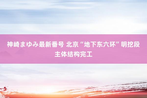 神崎まゆみ最新番号 北京“地下东六环”明挖段主体结构完工